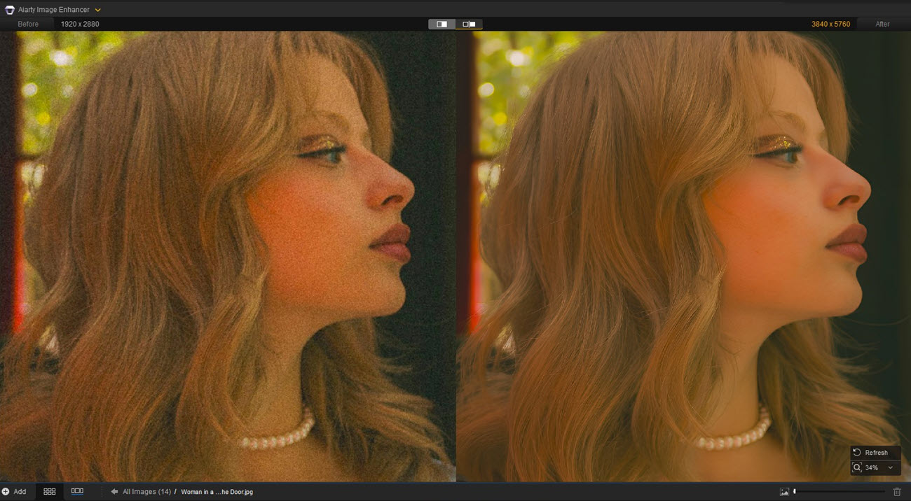 AI Enhancements of woman