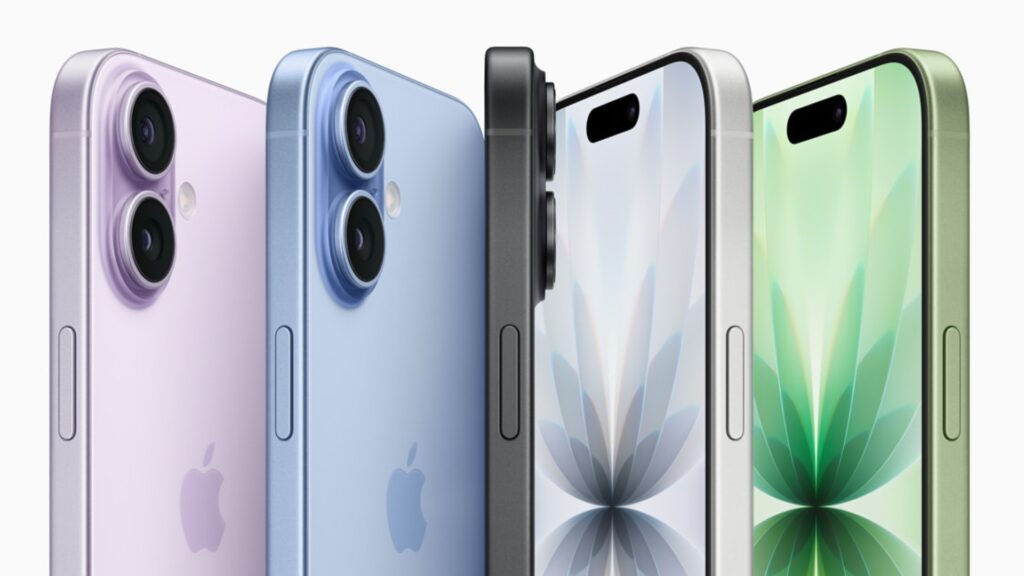 iPhone 17 in five different colors, source: Apple