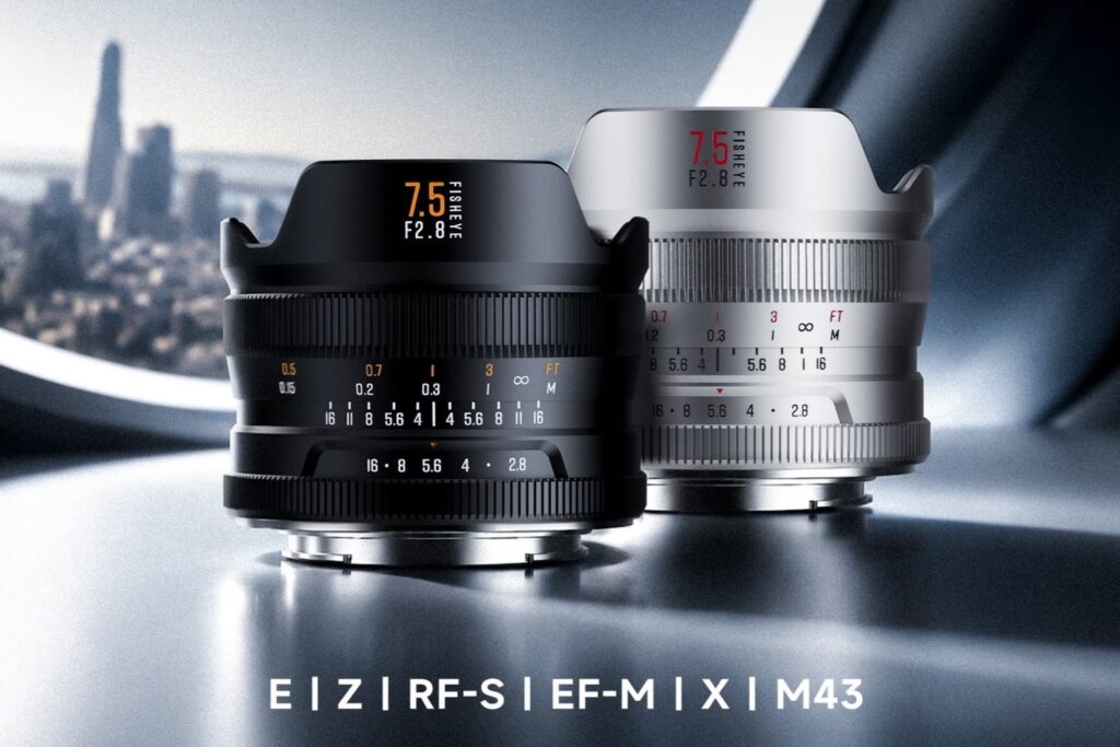 Brightin Star 7.5mm F/2.8 IV fisheye lens product image from Brightin Star.