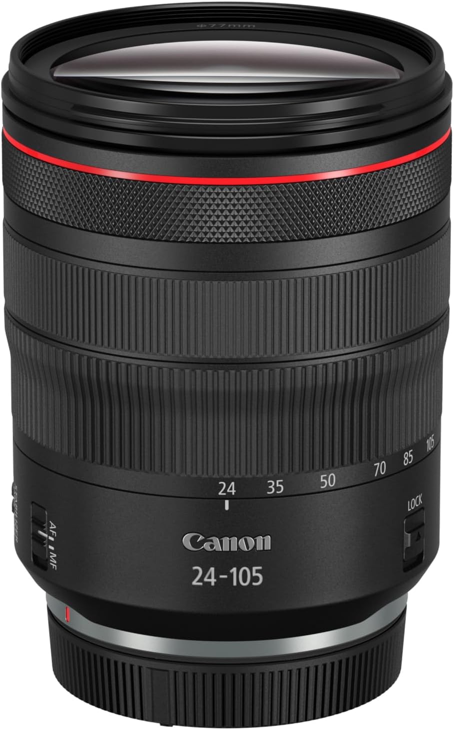 Stock image of the Canon RF 24-105mm f4L IS USM Lens