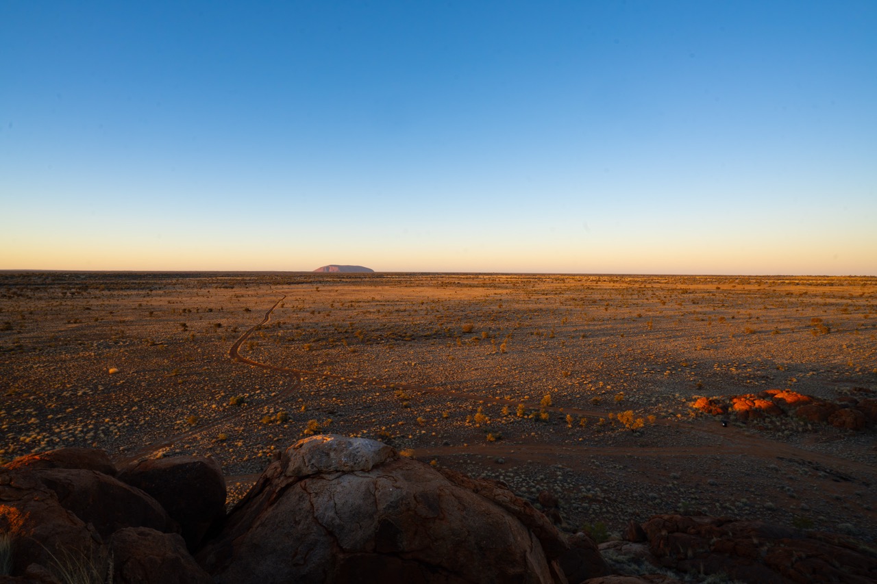 Sunset in Australia.