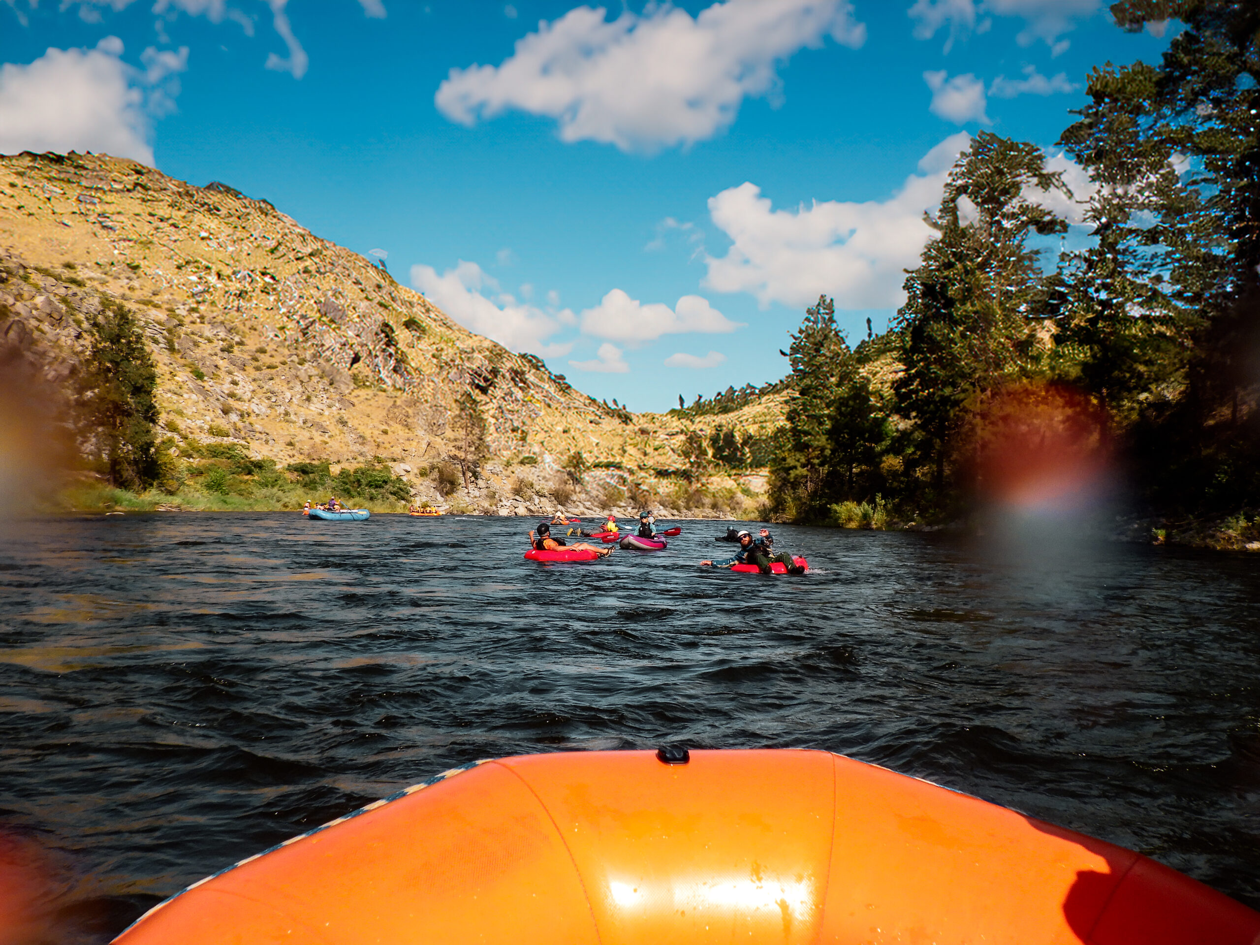 Whitewater rafting with the WG-8