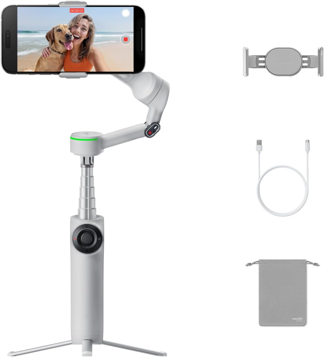 Stock image of the Insta360 Flow 2 Pro