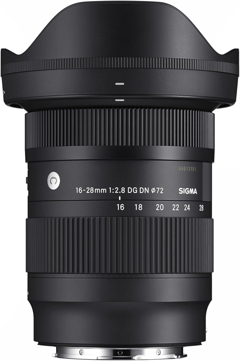 Stock image of the Sigma 16-28mm F2.8 DG DN C022 Lens for L-Mount