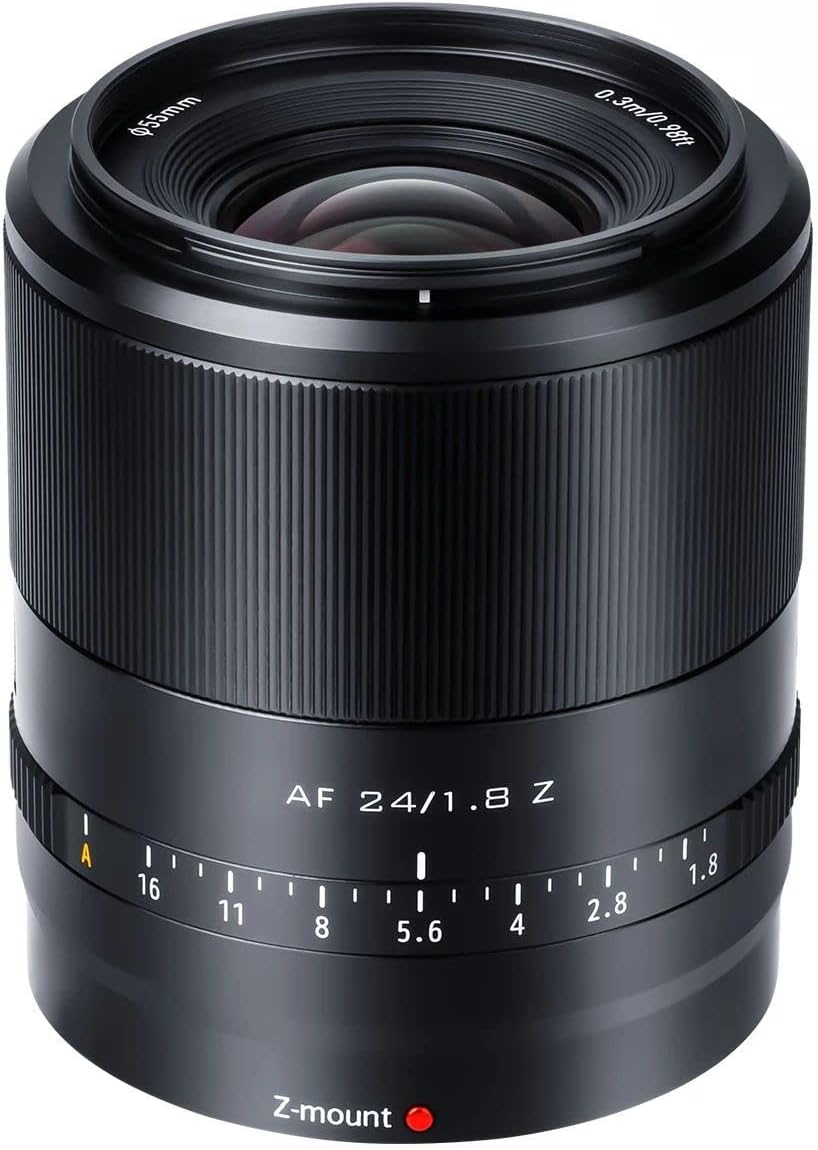 Stock image of the VILTROX AF 24mm F1.8 Auto Focus