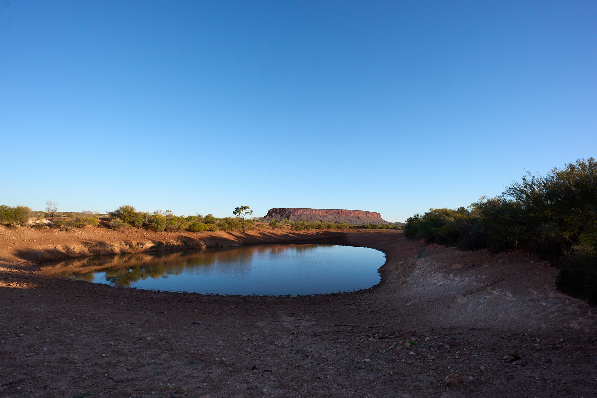 Mt. Conner in the distance in Australia.