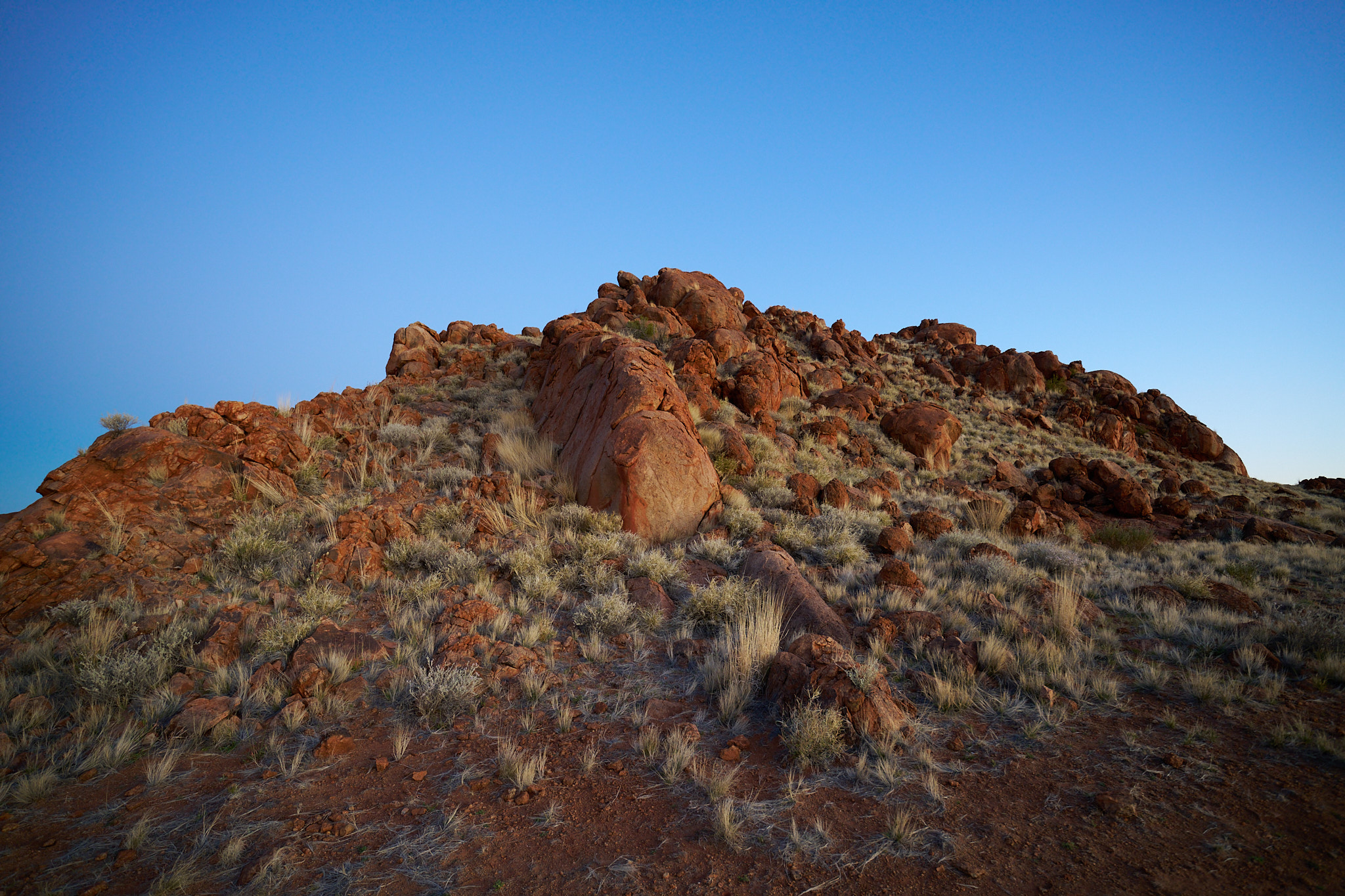 A rocky outcropping in Australia.